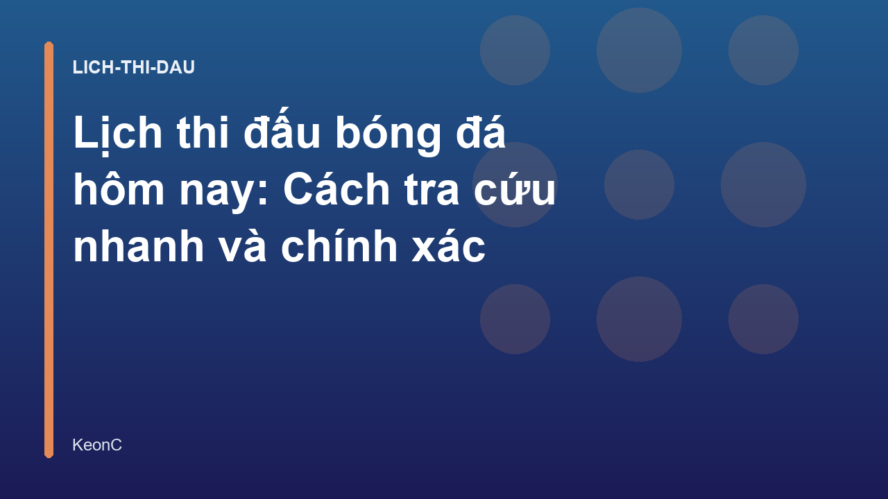Read more about the article Lịch thi đấu bóng đá hôm nay: Cách tra cứu nhanh và chính xác